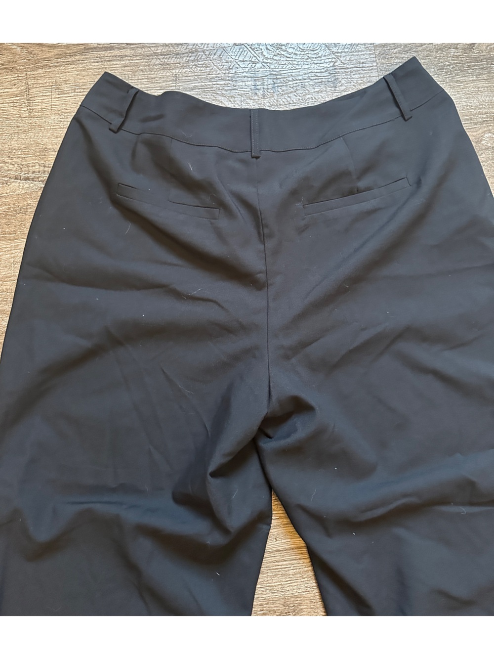 BloomChic Black Wide-Leg Plus Size 14-16 Business Casual Trousers - Picture 3 of 5